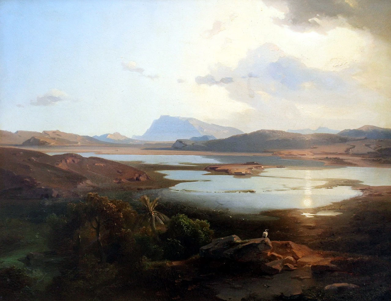 Lago Kopais in Beozia con il Parnaso sullo sfondo - Museum of Fine Arts, Leipzig